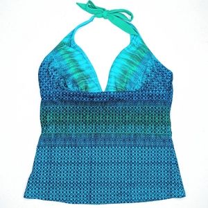 Athleta Rio Vista Tankini Top Halter Sz Large Tall